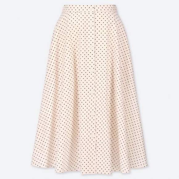 Uniqlo Dresses & Skirts - UNIQLO Polka Dot Circular Skirt